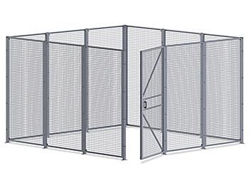 Wire Security Room - 12 x 12 x 8', 4-Sided H-7067-4