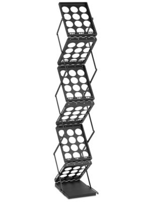 Tradeshow Literature Rack - Black H-7085BL