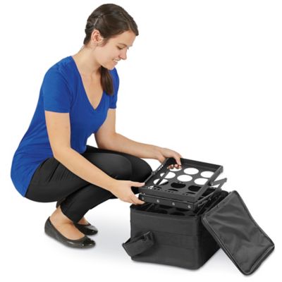 Tradeshow Literature Rack - Black H-7085BL - ULINE