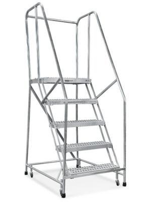 ▷ Comprar Escalera de aluminio semiprofesional 5 peldaños Proline