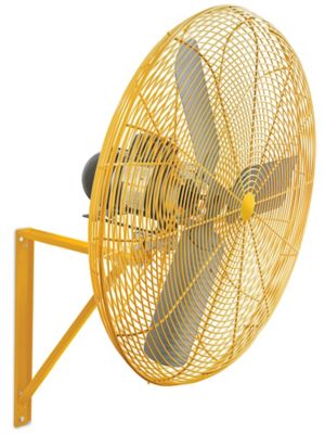 HeavyDuty Wall Mount Fan Oscillating, 30" H7098 Uline