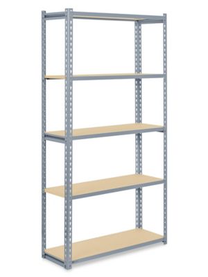 Solid Stainless Steel Shelving - 36 x 24 x 72 H-5468 - Uline