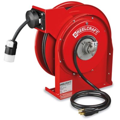 Reelcraft L 4545 123 7Q - 12/3 45 ft. Premium Duty Quad Box Outlet Power  Cord Reel