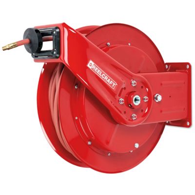 GP 3/8 x 100' Industrial Hose Reel On SS Base with Carry Handle