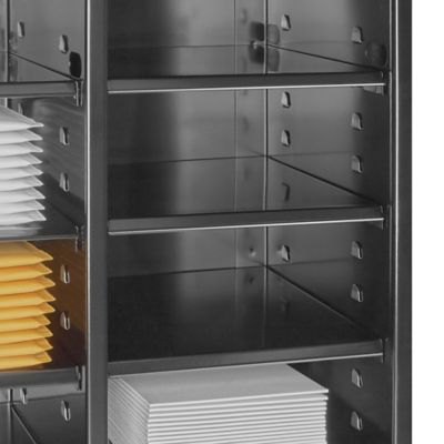 Mail Sorter- Steel with Adjustable Slots, 21 Compartment, 11