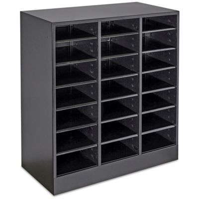 Mail Sorter- Steel with Adjustable Slots, 21 Compartment, 14" Deep H-7164