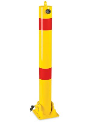 Fold-Down Safety Bollard - 4.5 x 42" H-7172