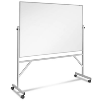 Magnetic Steel Mobile Dry Erase Board - 6 x 4' H-7179 - Uline