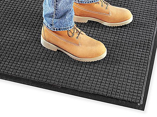 Waterhog™ Carpet Mat - 2 x 6', Charcoal H-7186GR - Uline