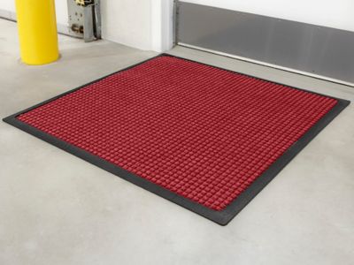 Ottomanson Garage Floormat Collection - Alfombra impermeable resistente a  las manchas, diseño sólido de 7 x 8 pies, 7 pies 3 pulgadas x 8 pies 2