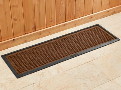 Waterhog™ Boot Tray 15 x 48", Brown H7201BR Uline