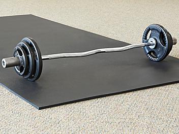 Rubber Gym Mat - 1/2" thick, 4 x 8' H-7205