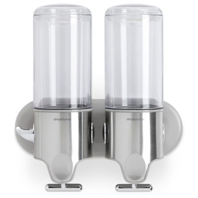 simplehuman Wall-Mounted Shampoo & Soap Dispensers