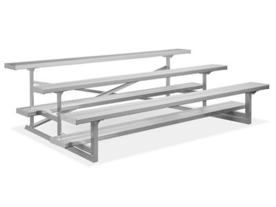 Aluminum Bleachers - 7.5', 3 Rows H-7229