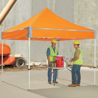 Hi-Vis Aluminum Frame Canopy - 10 x 10' H-7230 - Uline