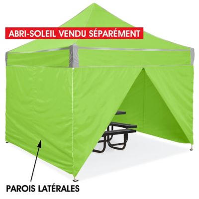 Side Walls for Hi-Vis Canopy - 10 x 10', Lime H-7231LIME