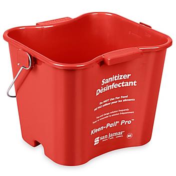 Red Sanitizing Bucket - 6 Quart H-7233