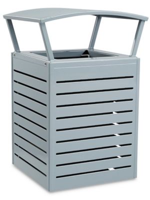 Terrace Trash Can - 32 Gallon, Gray H-7234GR