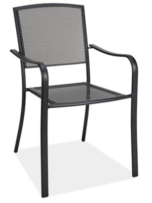 Stackable Banquet Chairs - Fabric, Black H-9017BL - Uline