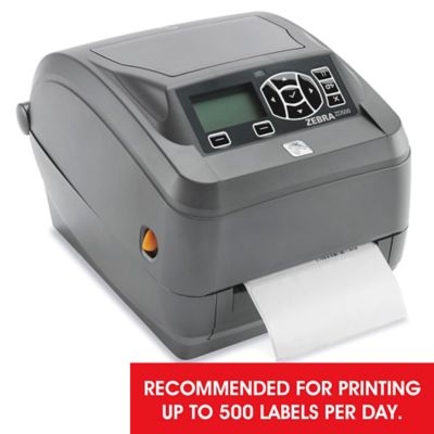 Zebra Zd500 Desktop Dual Barcode Printer H 7249 Uline 6981