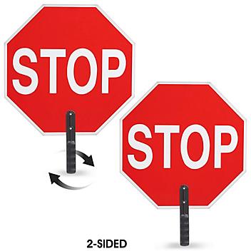 Stop/Stop Hand-Held Traffic Paddle H-7263