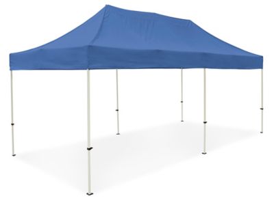 Aluminum Frame Canopy - 10 x 20', Blue H-7265BLU