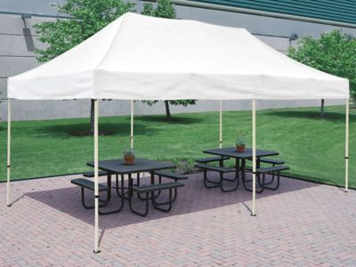 Aluminum Frame Canopy - 10 x 20', White H-7265W - Uline