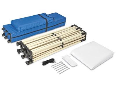 Steel Frame Canopy - 10 x 20', White H-7266W - ULINE