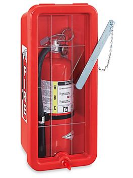 Fire Extinguisher Cabinet - Outdoor Plastic, 10 lb H-7269