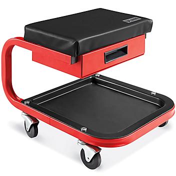 Rolling Tool Seat - Red H-7355R