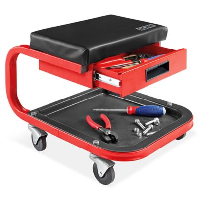 Rolling Tool Seat - Red H-7355R - ULINE