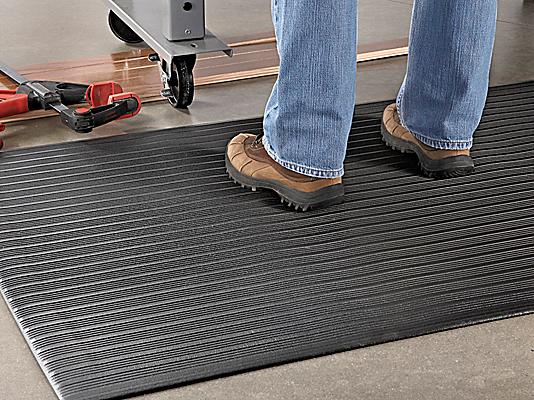 3' Feet Width 3/8" Thick Corrugated Foam Anti Fatigue Mat Industrial Matting.