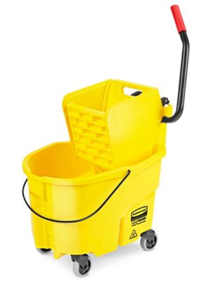 New Rubbermaid Q920 Foot Ringer Mop Bucket with Janitor Cart Attachment