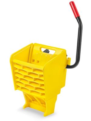 Rubbermaid Commercial WaveBrake Mop Bucket and Wringer, 26 Quart, Yellow