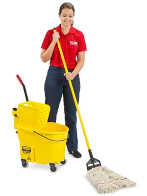 Seau De Nettoyage Vintage Rubbermaid 2963 - 12 Litres - Couleur Amande - Occasion