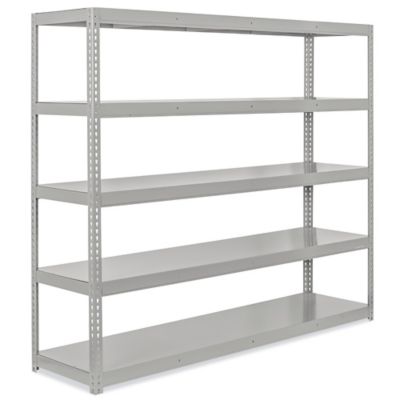 Heavy-Duty Steel Shelving - 96 x 24 x 84