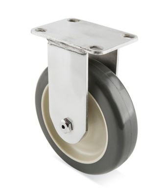 Stainless Steel Polyurethane Caster - 5 x 1 1/4"