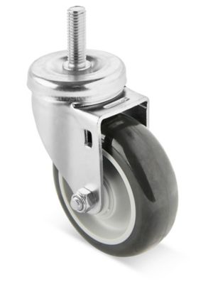  Stem Polyurethane Caster - 4 x 1 1/4"