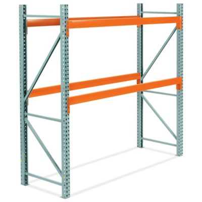 Made in USA 2,000 Lb Capacity Reel Storage Rack 1 Bay, 48 Wide x 96 High  x 36 Deep, Gray RR438 - 09523481 - Penn Tool Co., Inc