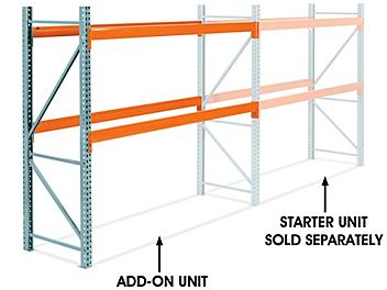 Add-On Unit for Two-Shelf Pallet Rack - 108 x 36 x 96" H-7462-ADD