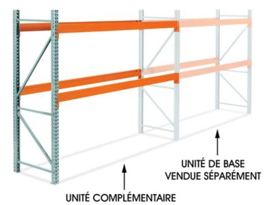 Add-On Unit for Pallet Rack - 120 x 36 x 96" H-7463-ADD