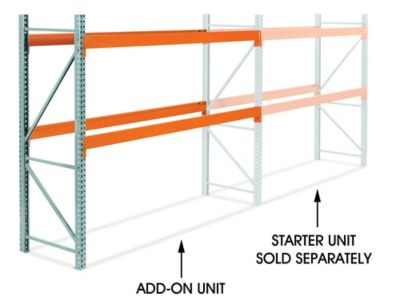 Add-On Unit for Pallet Rack - 120 x 36 x 96" H-7463-ADD