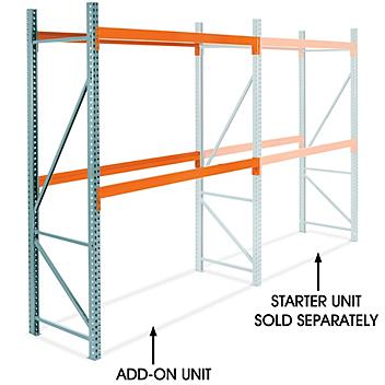 Add-On Unit for Two-Shelf Pallet Rack - 96 x 36 x 120" H-7465-ADD