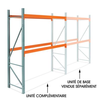 Add-On Unit for Pallet Rack - 108 x 36 x 120" H-7466-ADD