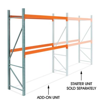 Add-On Unit for Pallet Rack - 108 x 36 x 120" H-7466-ADD