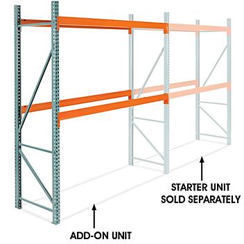 Add-On Unit for Two-Shelf Pallet Rack - 108 x 36 x 120" H-7466-ADD