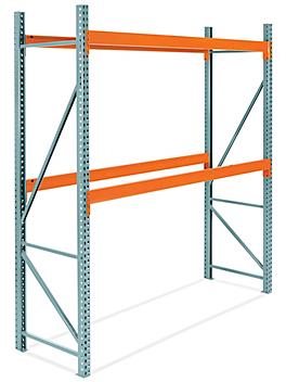 Two-Shelf Pallet Rack Starter Unit - 108 x 36 x 120" H-7466