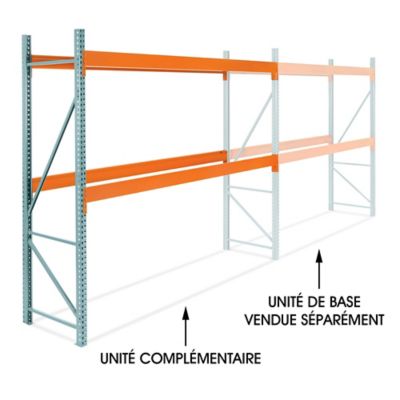 Add-On Unit for Pallet Rack - 144 x 36 x 120" H-7468-ADD