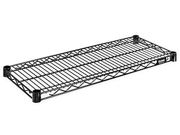 Additional Black Wire Shelves - 30 x 12" H-7474BL
