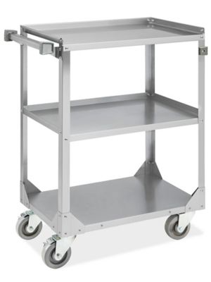 ULINE Cart, Service Enclosed Wht - H-3365W - Each / 1